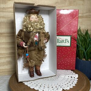 Vintage Western Santa Claus Mountain Man Ornament Dillard's Trimmings Country